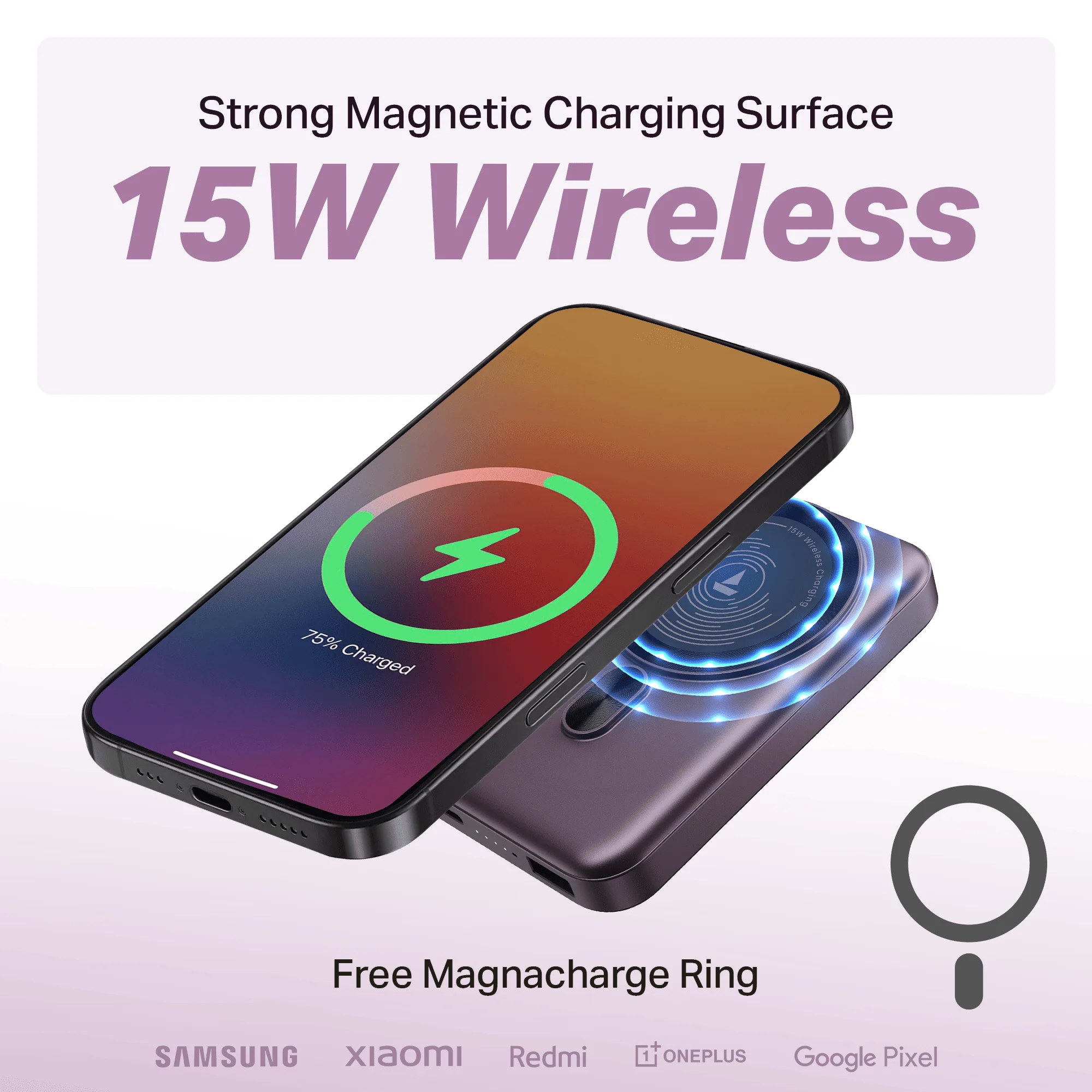 Energyshroom PB331 Magnacharge | Powerbank with 22.5W Fast Charging, 10,000mAh, 15W Magnetic Wireless Charging, 12-Layer Smart IC Protection, 3 Output Ports - Image 18