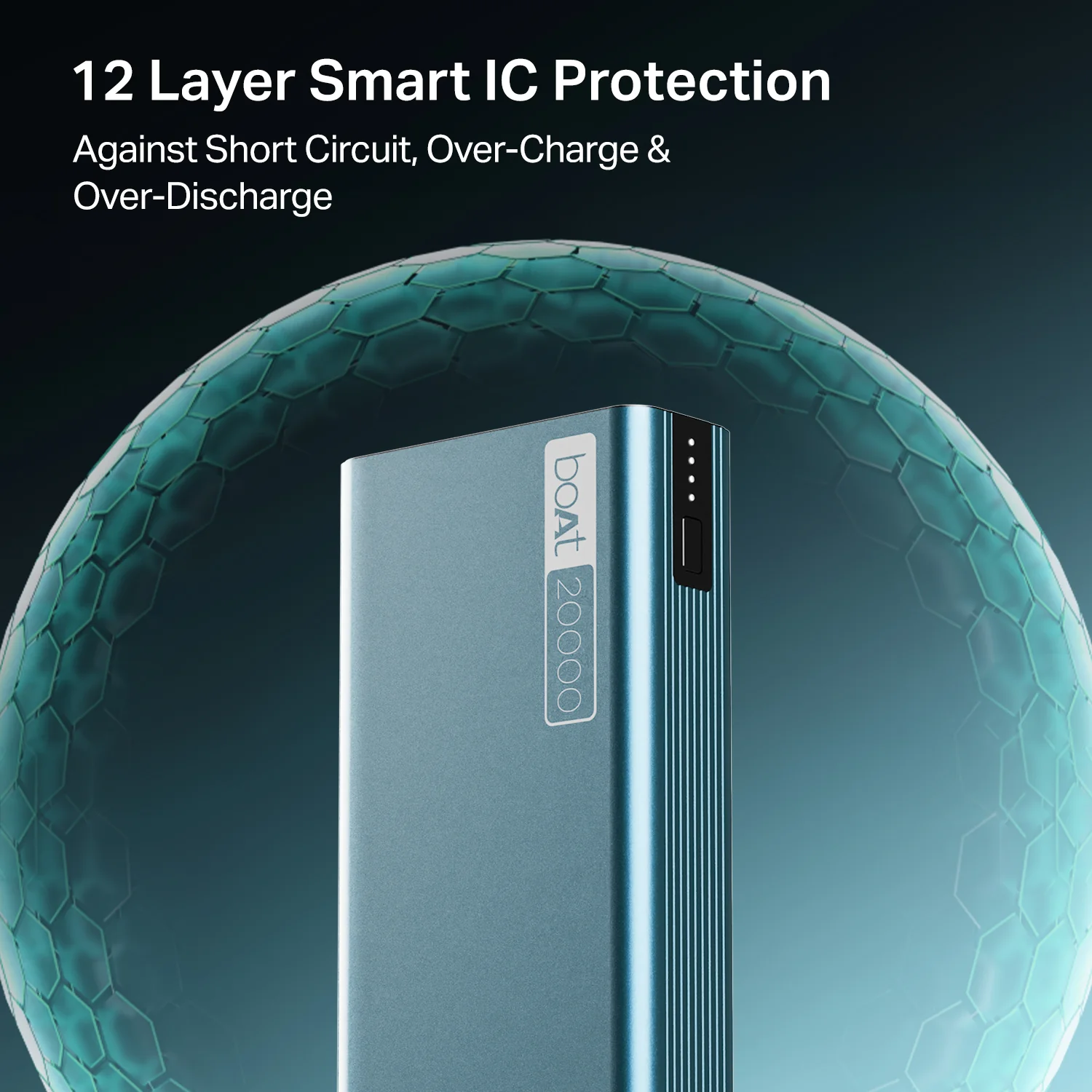 boAt Energyshroom PB400 | Powerbank with 20000mAh battery capacity with Smart IC protection - Image 13