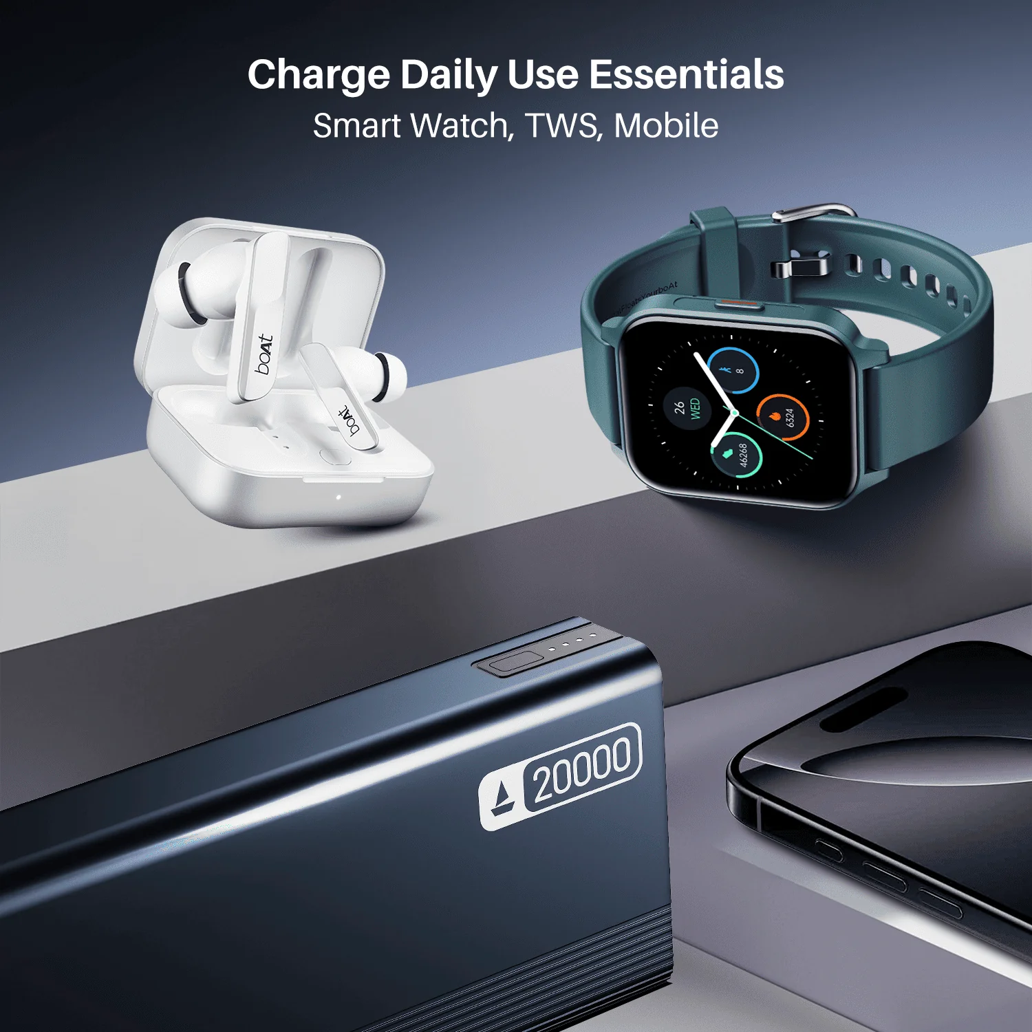 Energyshroom PB401 | Powerbank with 20000mAh Lithium Polymer Battery, Multiple Ports for Simultaneous Charging - Image 18