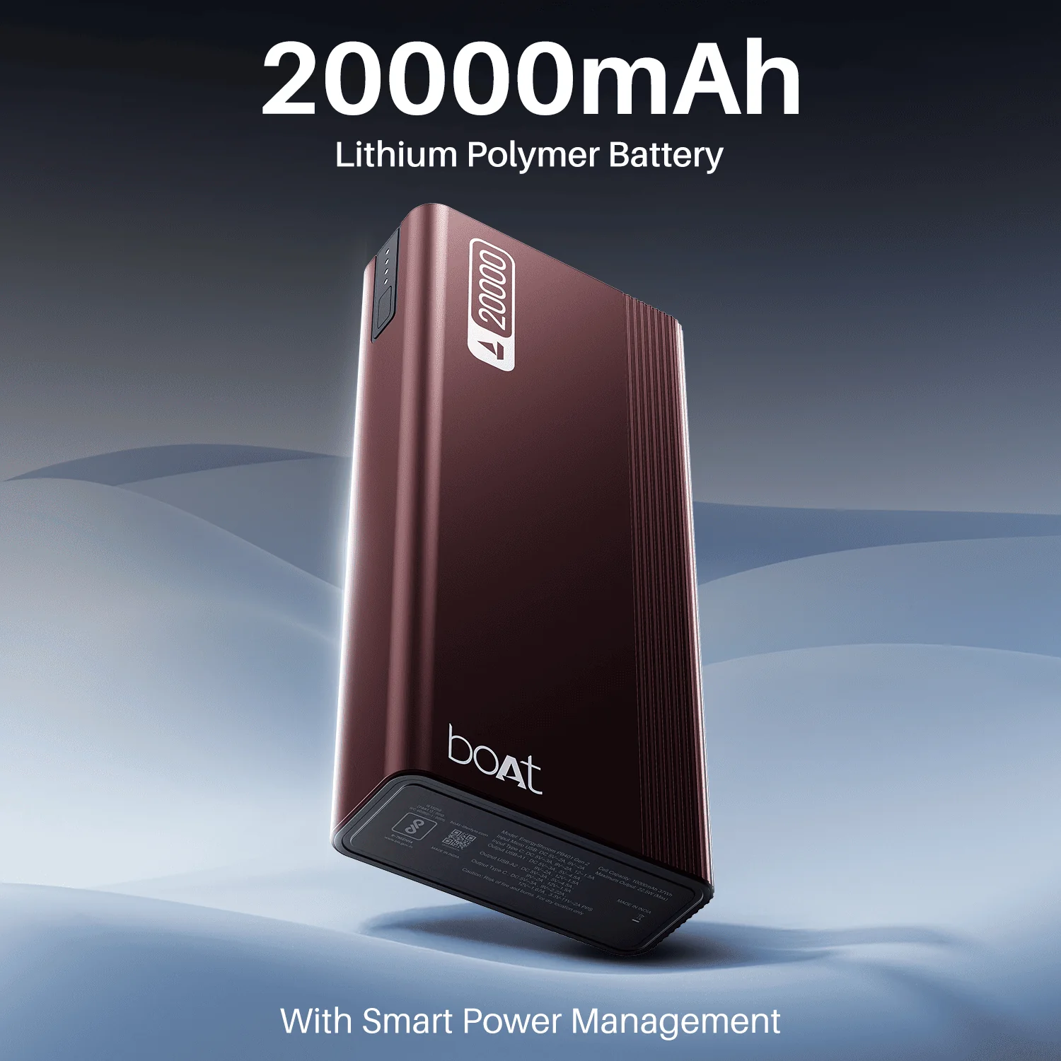 Energyshroom PB401 | Powerbank with 20000mAh Lithium Polymer Battery, Multiple Ports for Simultaneous Charging - Image 24