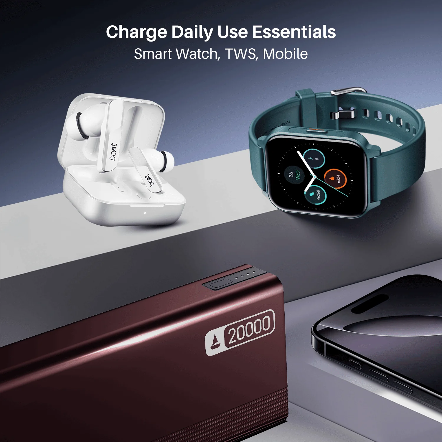 Energyshroom PB401 | Powerbank with 20000mAh Lithium Polymer Battery, Multiple Ports for Simultaneous Charging - Image 28