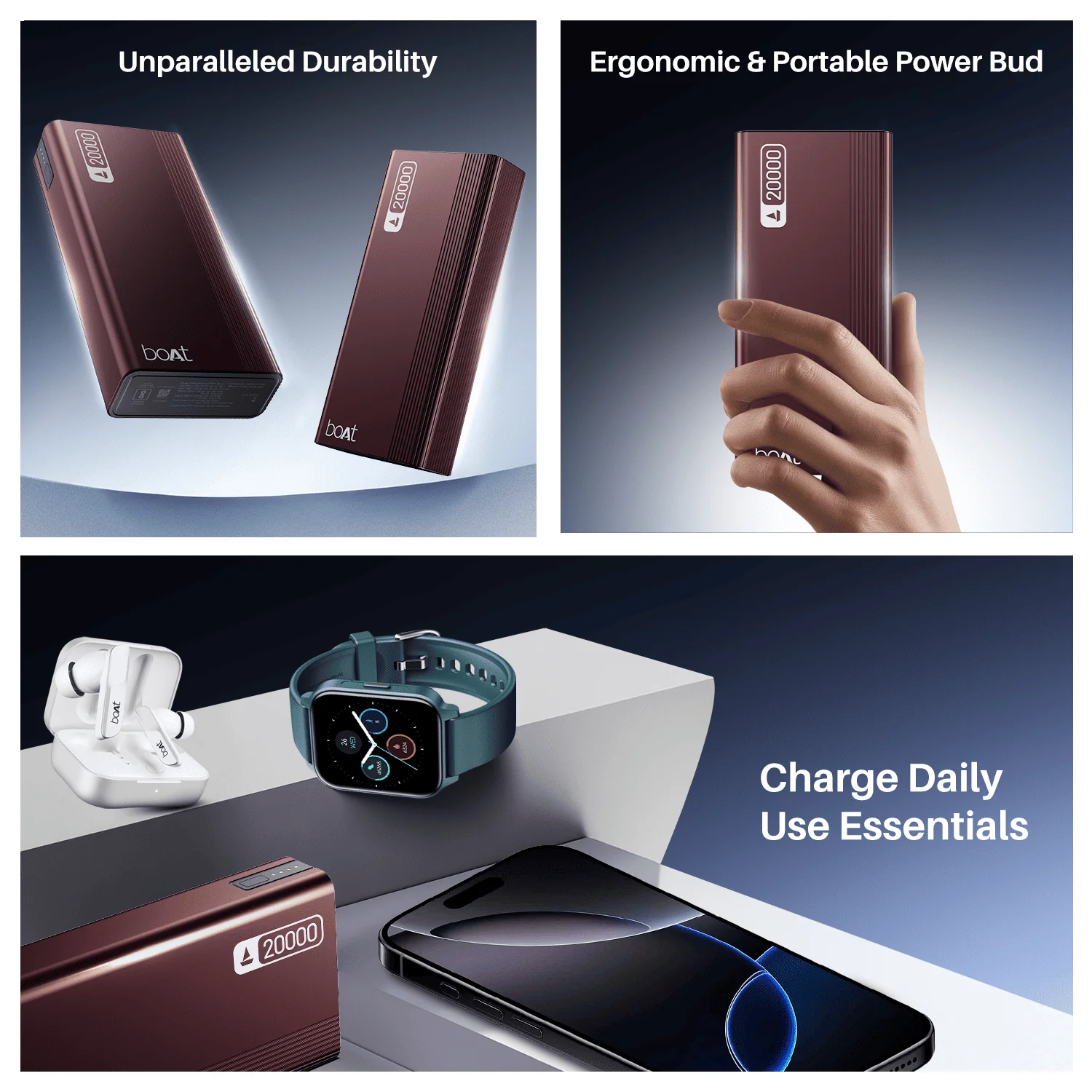 Energyshroom PB401 | Powerbank with 20000mAh Lithium Polymer Battery, Multiple Ports for Simultaneous Charging - Image 31