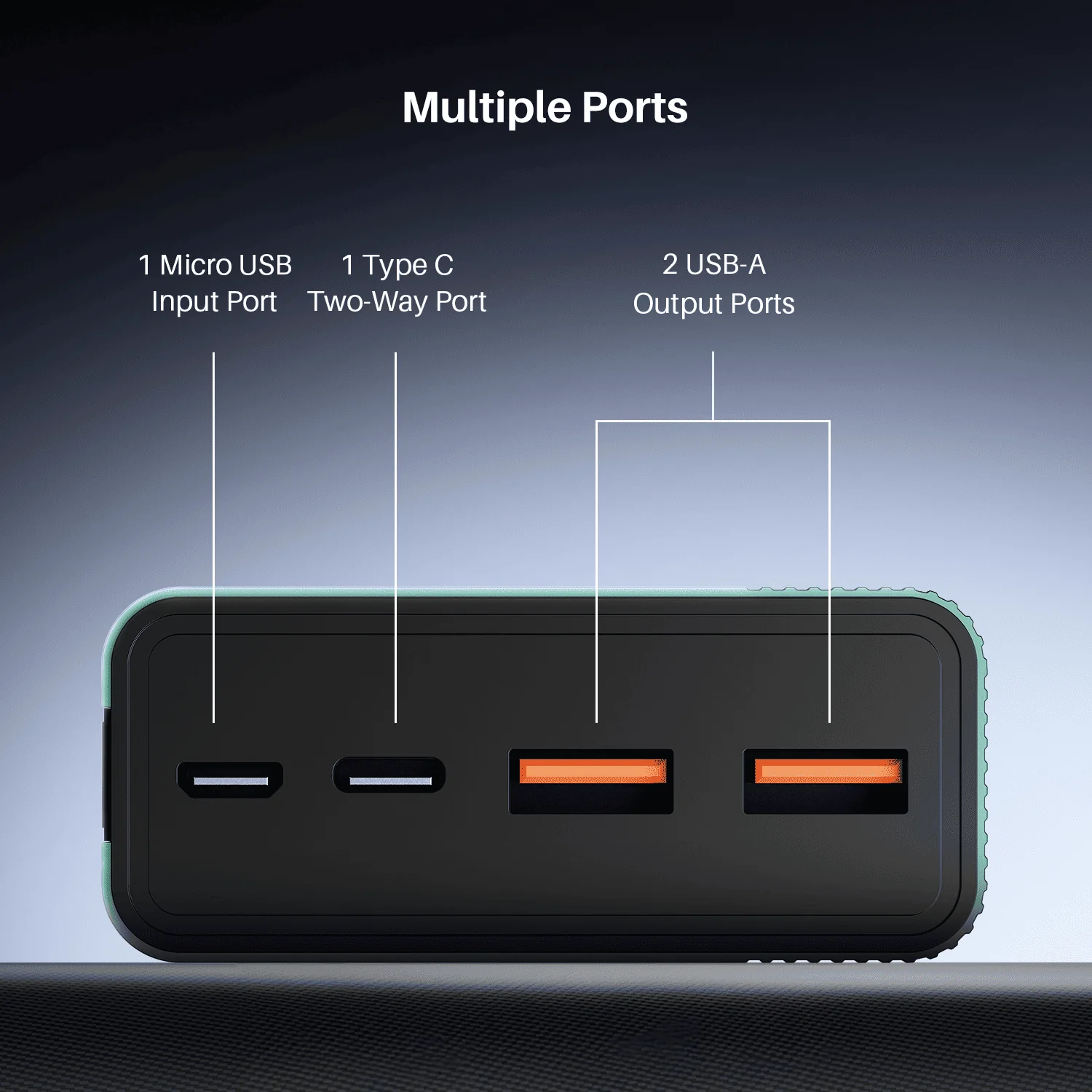 Energyshroom PB401 | Powerbank with 20000mAh Lithium Polymer Battery, Multiple Ports for Simultaneous Charging - Image 35