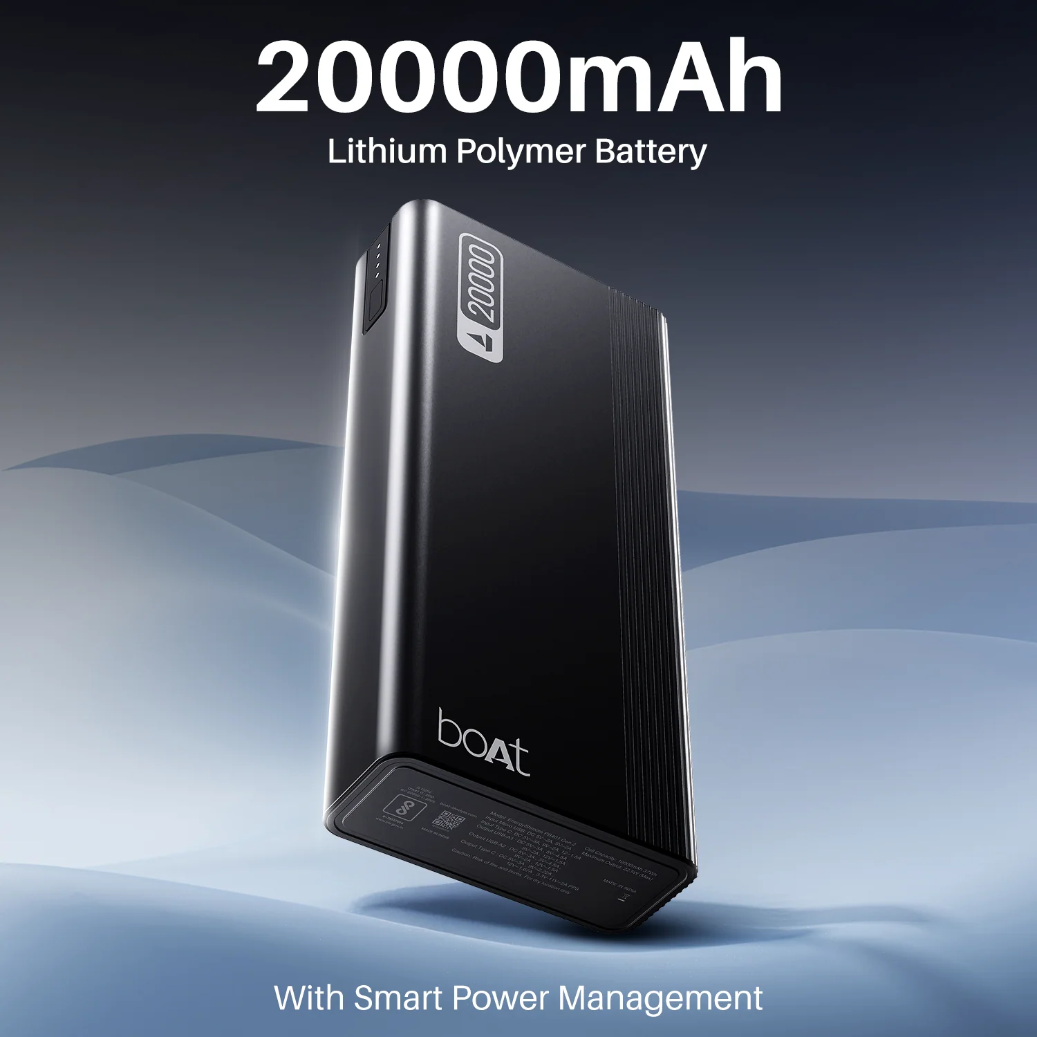 Energyshroom PB401 | Powerbank with 20000mAh Lithium Polymer Battery, Multiple Ports for Simultaneous Charging - Image 5