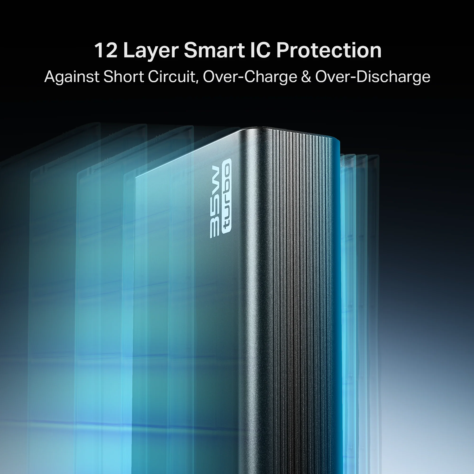 Energyshroom PB435 Turbo | Powerbank with 35W Fast Charging, 20,000mAh, 12-Layer Smart IC Protection, Aluminium Casing - Image 9