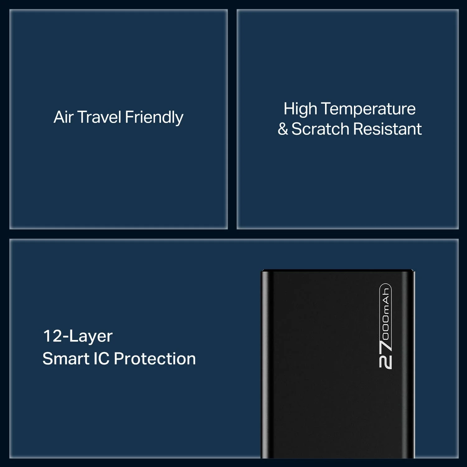 Energyshroom PB600 | Powerbank with 22.5W Fast Charging, 27000mAh, 12-Layer Protection, 4 Output Ports - Image 8