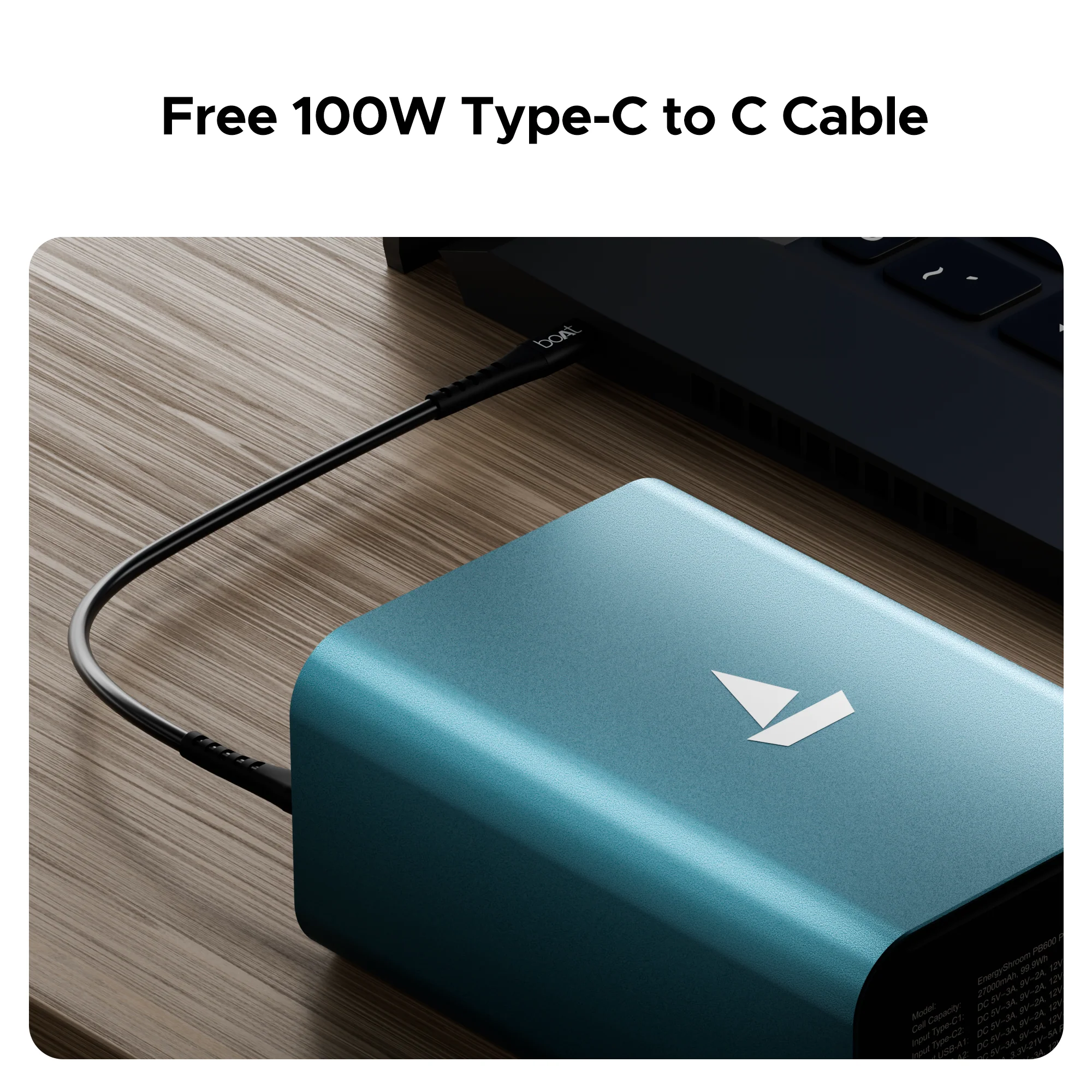 Energyshroom PB600 PowerPulse | Powerbank with 27000mAh Capacity, 160W Total Output, 12-Layer Smart IC Protection - Image 6