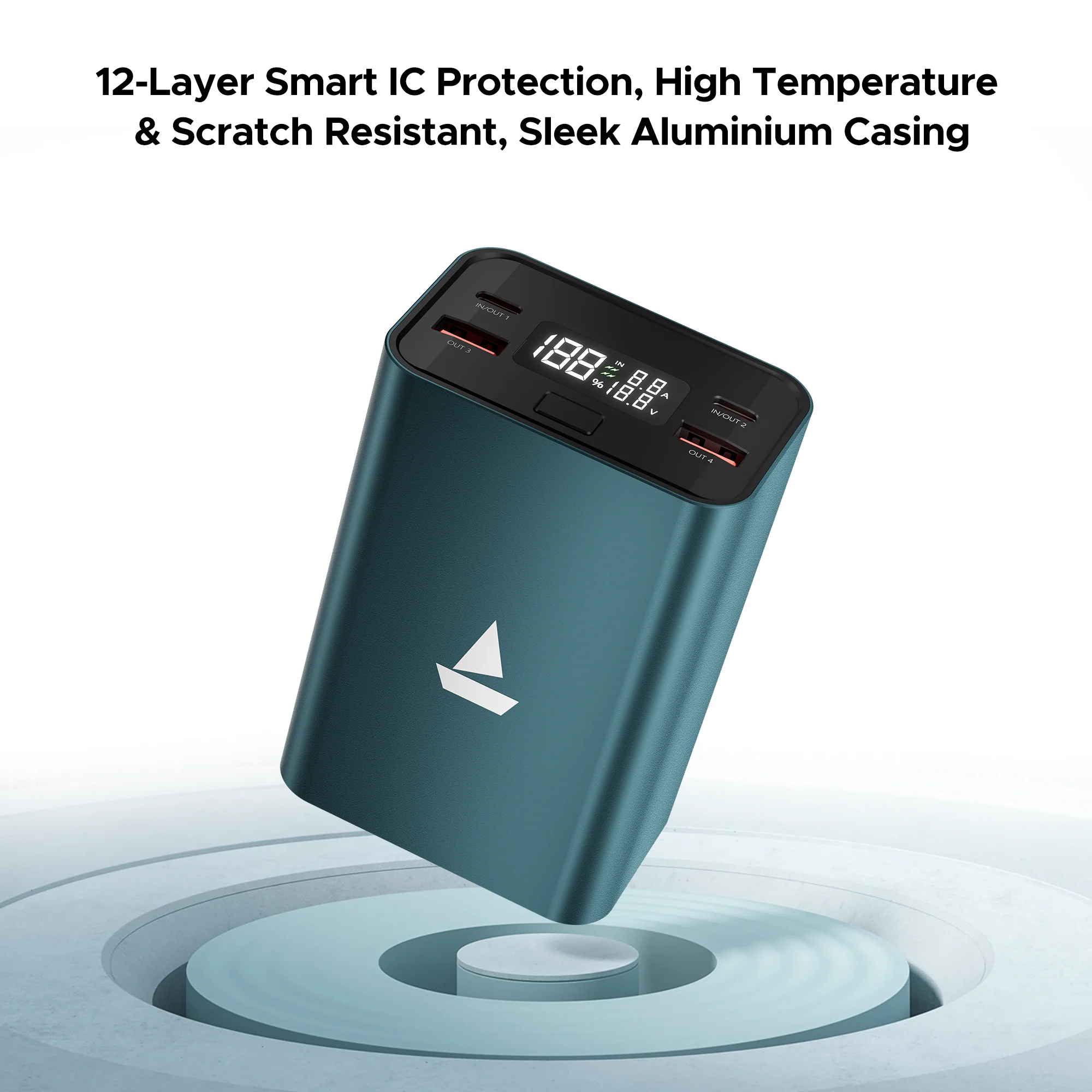 Energyshroom PB600 PowerPulse | Powerbank with 27000mAh Capacity, 160W Total Output, 12-Layer Smart IC Protection - Image 8