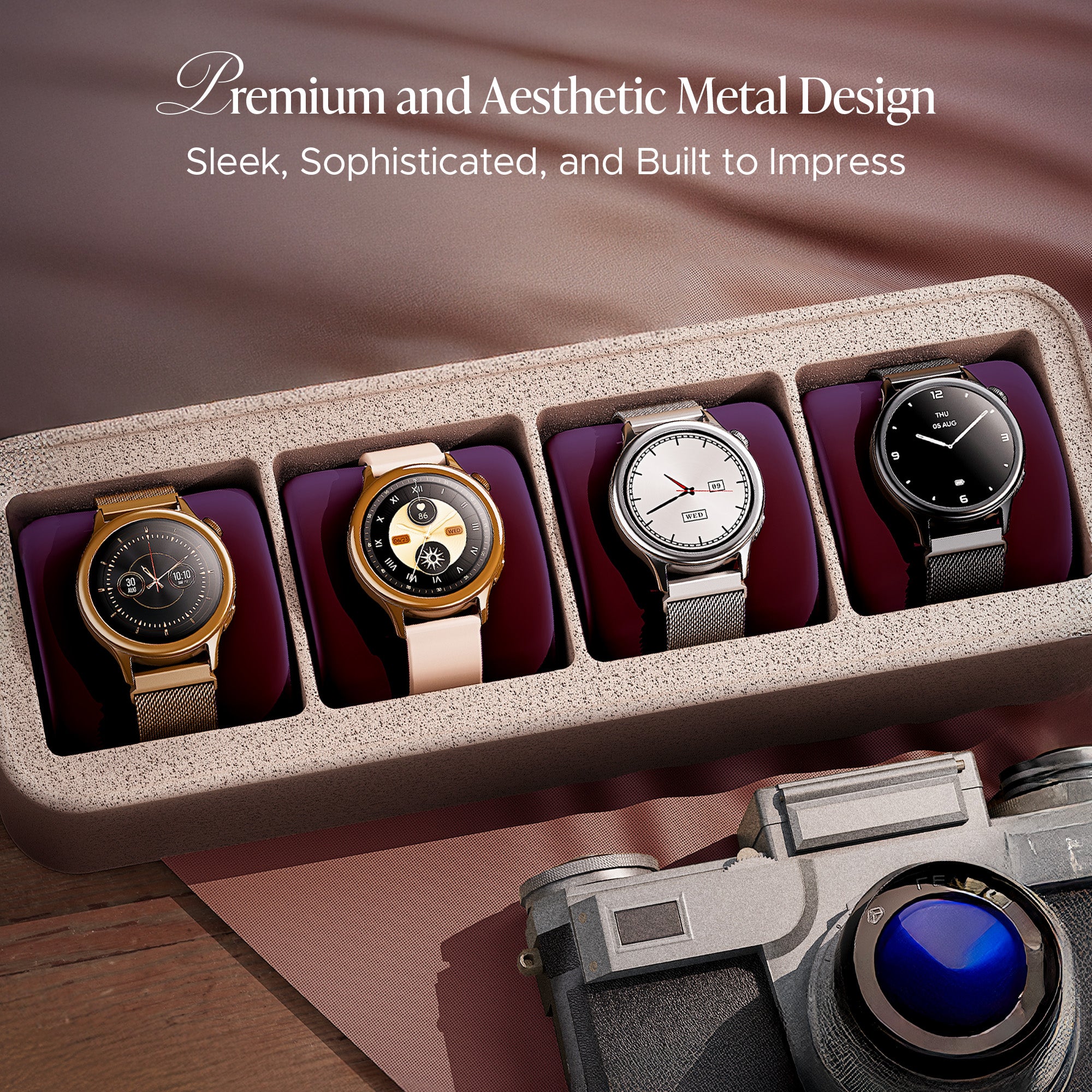 boAt Enigma Daze | Smartwatch with 1.3" Luminous Display, Functional Crown, SOS with Location Tracking, Watch Face Studio - Image 7
