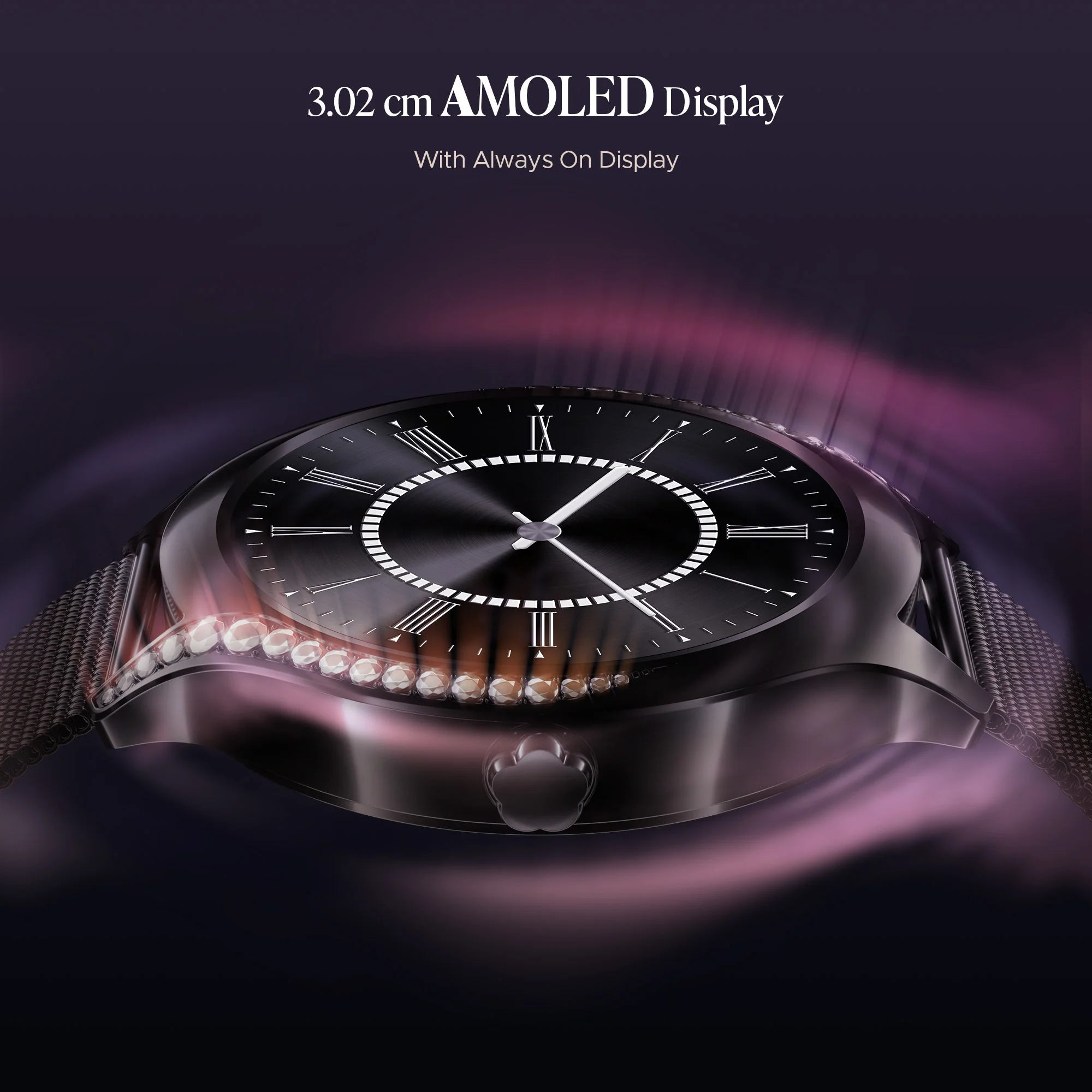 boAt Enigma Gem | Smartwatch with 1.19" AMOLED Display, SOS with Location Tracking, Single Chip BT Calling - Image 4