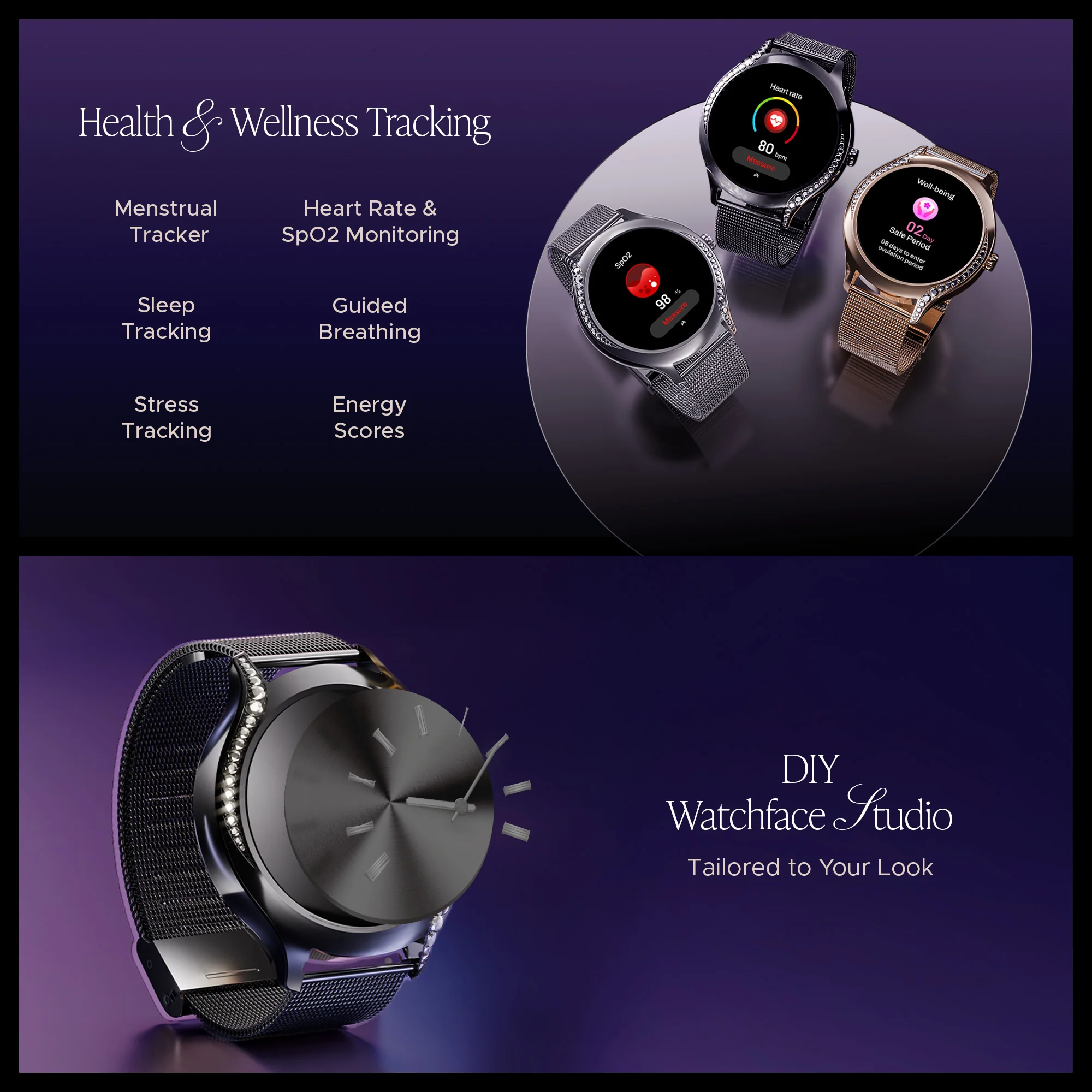 boAt Enigma Gem | Smartwatch with 1.19" AMOLED Display, SOS with Location Tracking, Single Chip BT Calling - Image 7