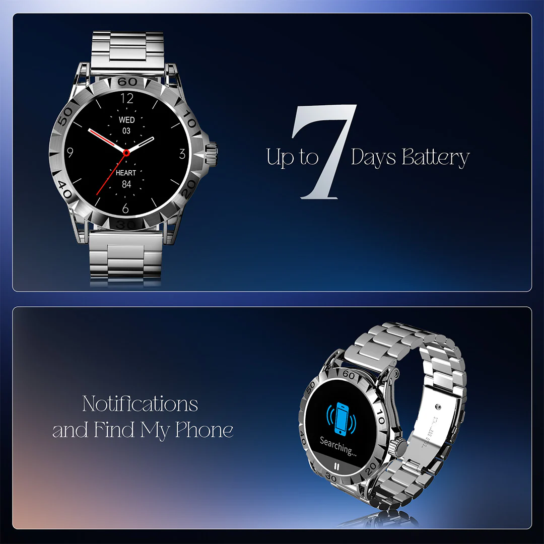 boAt Enigma Orion | Smartwatch with 1.39" HD Display, AI Voice Assistant, HR, SpO2 & Stress Monitoring, Sleep Monitor - Image 10