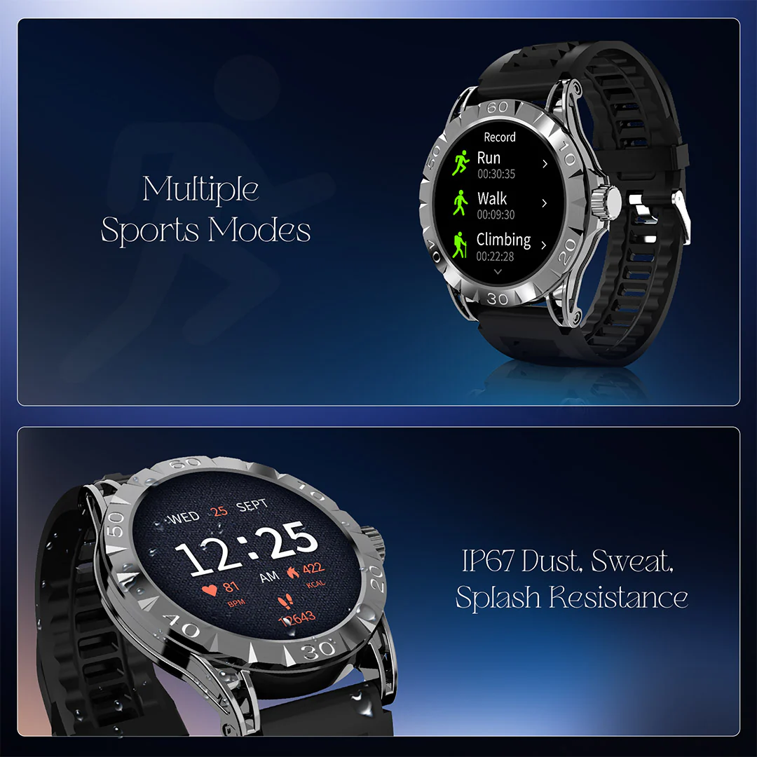 boAt Enigma Orion | Smartwatch with 1.39" HD Display, AI Voice Assistant, HR, SpO2 & Stress Monitoring, Sleep Monitor - Image 19
