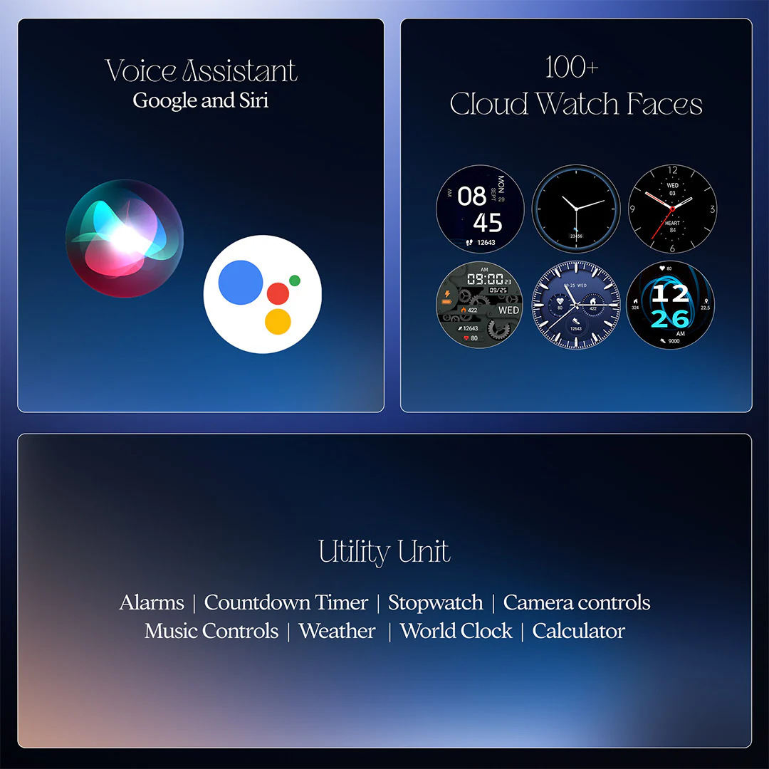 boAt Enigma Orion | Smartwatch with 1.39" HD Display, AI Voice Assistant, HR, SpO2 & Stress Monitoring, Sleep Monitor - Image 21
