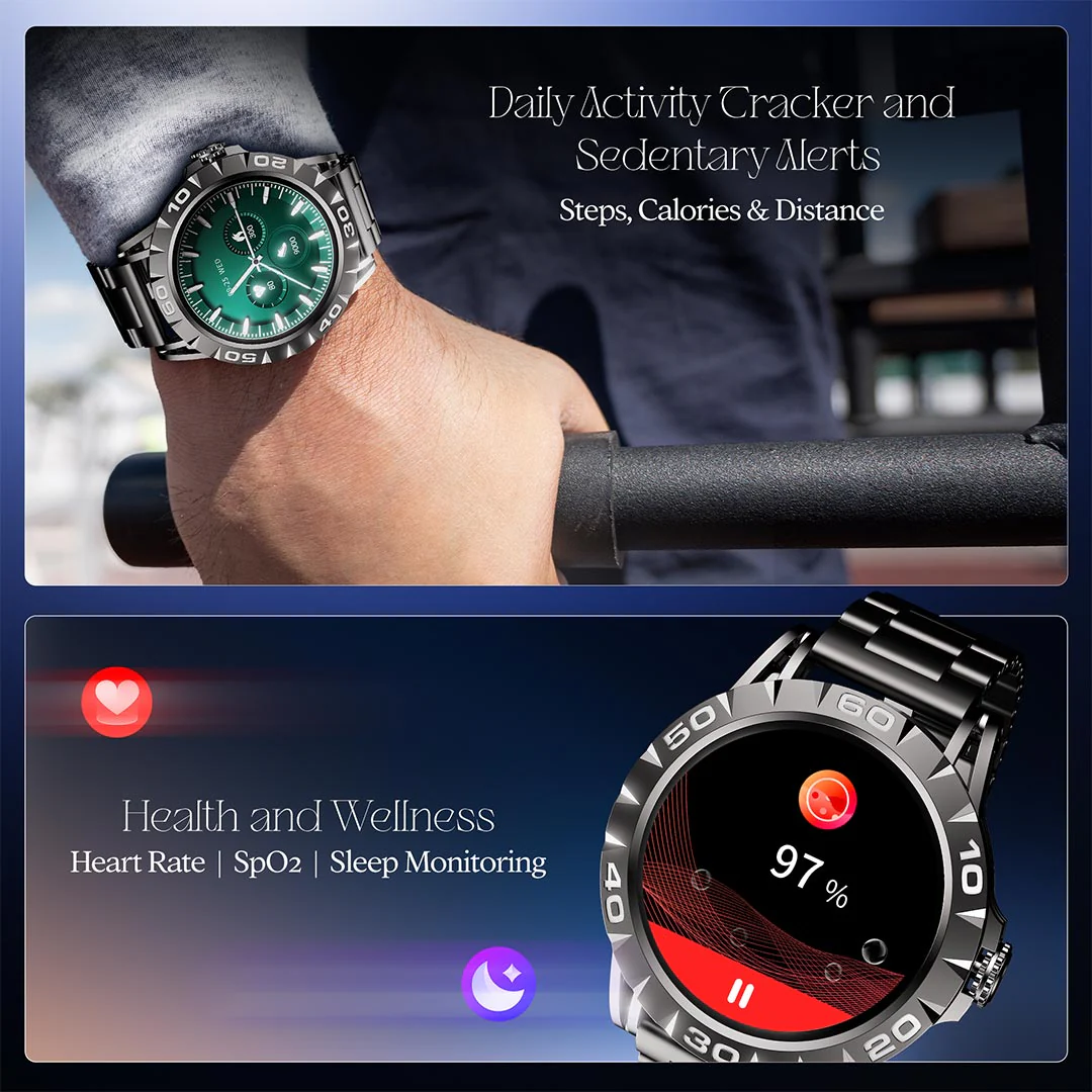 boAt Enigma Orion | Smartwatch with 1.39" HD Display, AI Voice Assistant, HR, SpO2 & Stress Monitoring, Sleep Monitor - Image 27