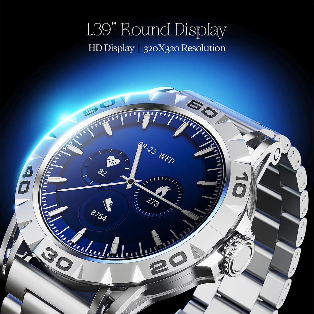boAt Enigma Orion | Smartwatch with 1.39" HD Display, AI Voice Assistant, HR, SpO2 & Stress Monitoring, Sleep Monitor - Image 4