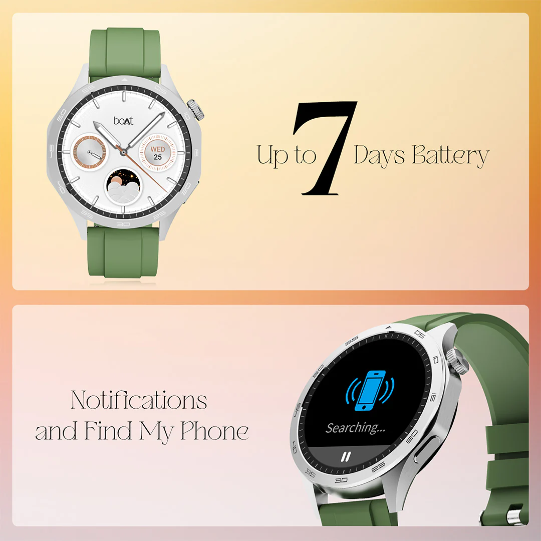 boAt Enigma Radiant  | Smartwatch with 1.43" Amoled Display, AI Voice Assistant, Multiple Watch Faces - Image 10