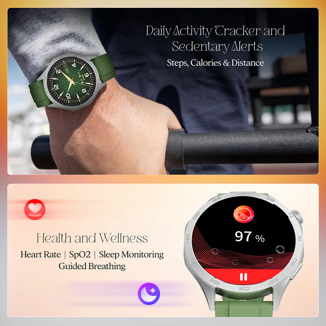 boAt Enigma Radiant  | Smartwatch with 1.43" Amoled Display, AI Voice Assistant, Multiple Watch Faces - Image 8