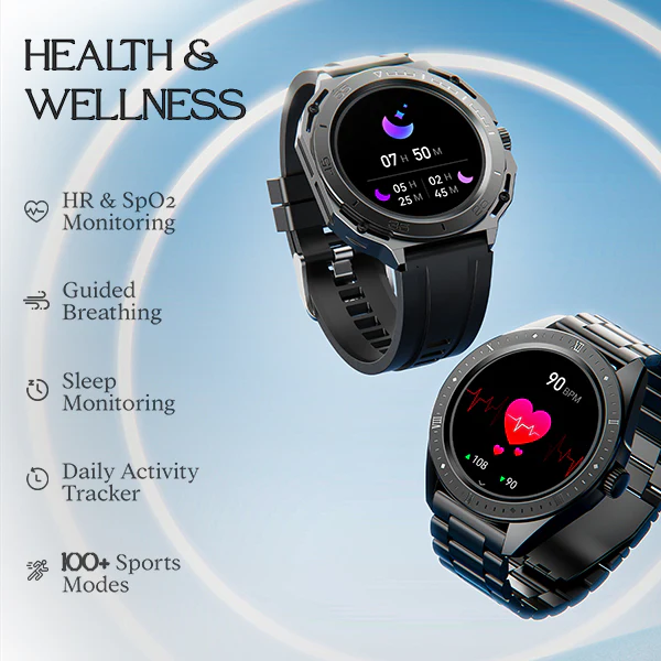 boAt Enigma Switch | Premium Luxury Smartwatch with 1.39" (3.53cm) HD Display, Switchable Case, 100+ Sports Mode, BT Calling, HR & SpO2 Monitoring - Image 5