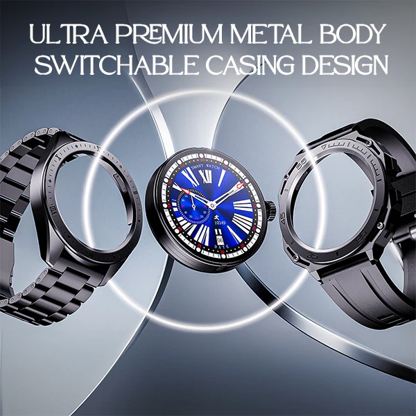 boAt Enigma Switch | Premium Luxury Smartwatch with 1.39" (3.53cm) HD Display, Switchable Case, 100+ Sports Mode, BT Calling, HR & SpO2 Monitoring - Image 8