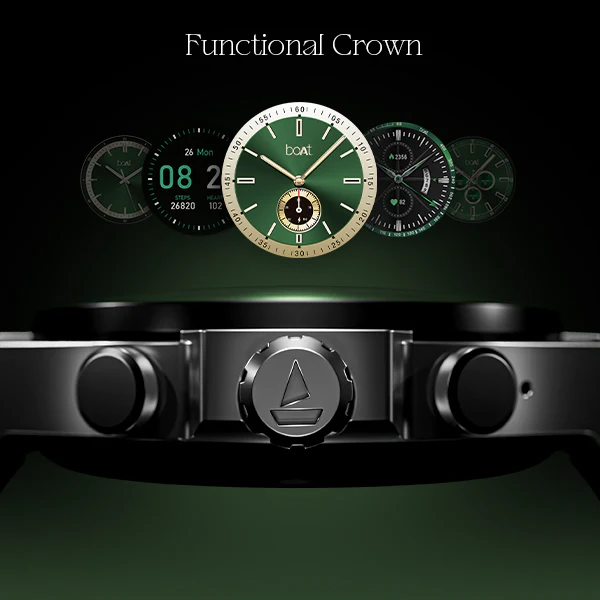 boAt Enigma X400 | Smartwatch with 1.45" Round AMOLED Display, 100+ Sports Modes, HR, SpO2, & Stress Monitoring - Image 10