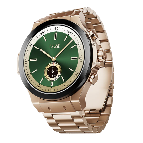 boAt Enigma X400 | Smartwatch with 1.45" Round AMOLED Display, 100+ Sports Modes, HR, SpO2, & Stress Monitoring - Image 2
