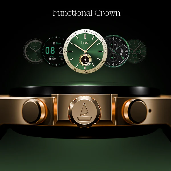 boAt Enigma X400 | Smartwatch with 1.45" Round AMOLED Display, 100+ Sports Modes, HR, SpO2, & Stress Monitoring - Image 20