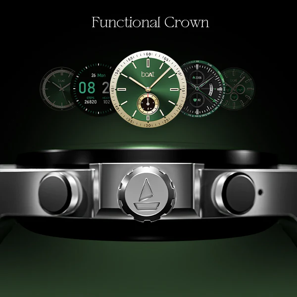 boAt Enigma X400 | Smartwatch with 1.45" Round AMOLED Display, 100+ Sports Modes, HR, SpO2, & Stress Monitoring - Image 29