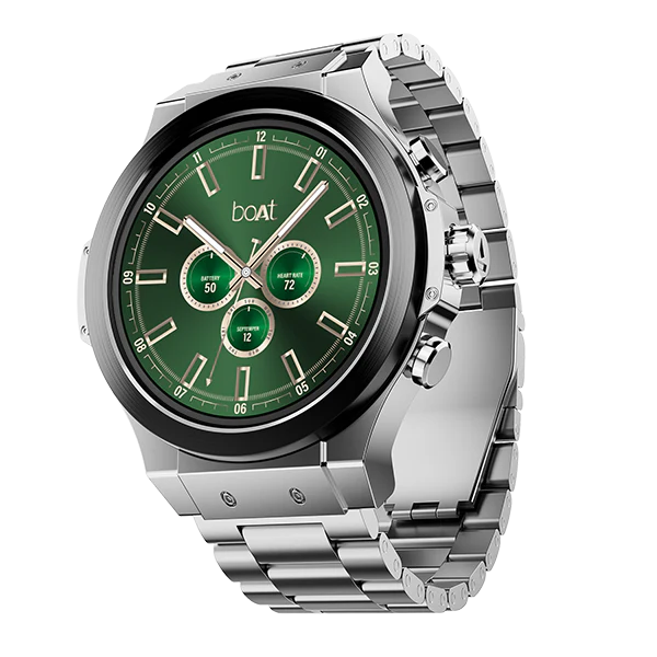 boAt Enigma X400 | Smartwatch with 1.45" Round AMOLED Display, 100+ Sports Modes, HR, SpO2, & Stress Monitoring - Image 4