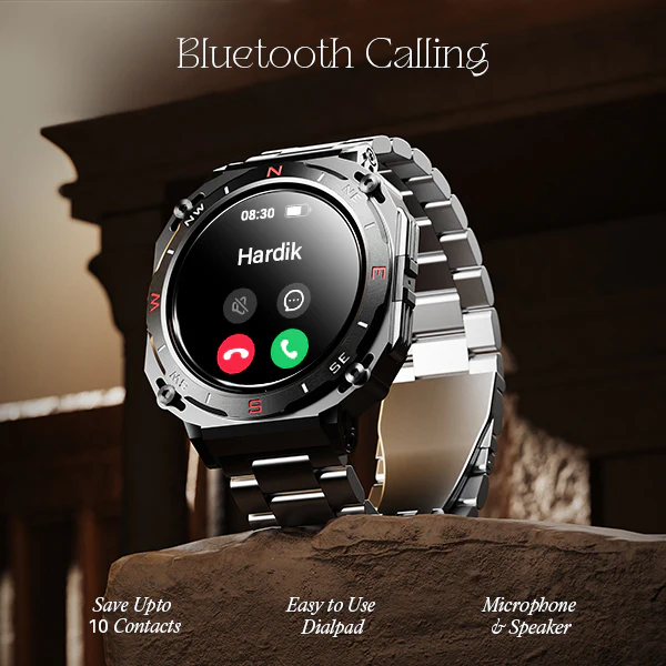 boAt Enigma X500 | Smartwatch with 1.43" (3.63 cm) AMOLED Round Display, BT Calling, 100+ Watch Faces, 100+ Sports Modes - Image 12
