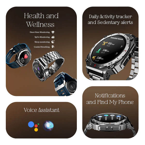 boAt Enigma X500 | Smartwatch with 1.43" (3.63 cm) AMOLED Round Display, BT Calling, 100+ Watch Faces, 100+ Sports Modes - Image 17