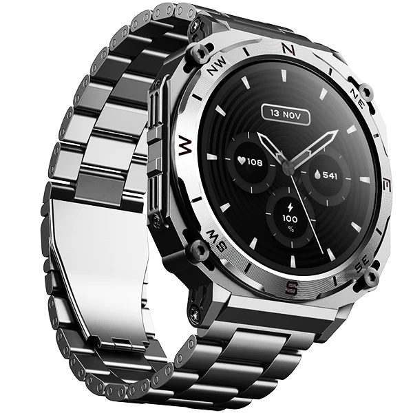 boAt Enigma X500 | Smartwatch with 1.43" (3.63 cm) AMOLED Round Display, BT Calling, 100+ Watch Faces, 100+ Sports Modes - Image 3