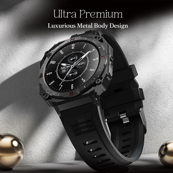 boAt Enigma X500 | Smartwatch with 1.43" (3.63 cm) AMOLED Round Display, BT Calling, 100+ Watch Faces, 100+ Sports Modes - Image 6