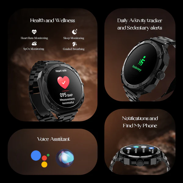 boAt Enigma Z20 | Luxury Smartwatch with 1.51" Round HD Display, IP68 Water & Dust Resistance, Multiple Sports Modes - Image 26