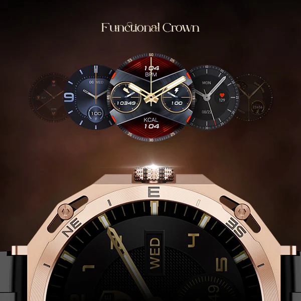 boAt Enigma Z20 | Luxury Smartwatch with 1.51" Round HD Display, IP68 Water & Dust Resistance, Multiple Sports Modes - Image 7