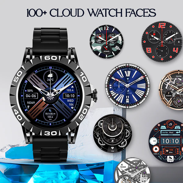 boAt Enigma Z30 | Smartwatch with 1.39" TFT Display, BT Calling, 100+ Watch Faces, Luxurious Metal Body - Image 12