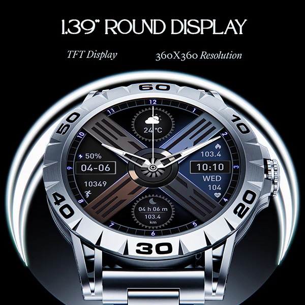 boAt Enigma Z30 | Smartwatch with 1.39" TFT Display, BT Calling, 100+ Watch Faces, Luxurious Metal Body - Image 16