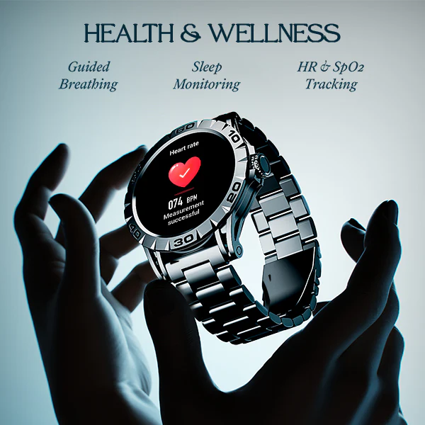 boAt Enigma Z30 | Smartwatch with 1.39" TFT Display, BT Calling, 100+ Watch Faces, Luxurious Metal Body - Image 18