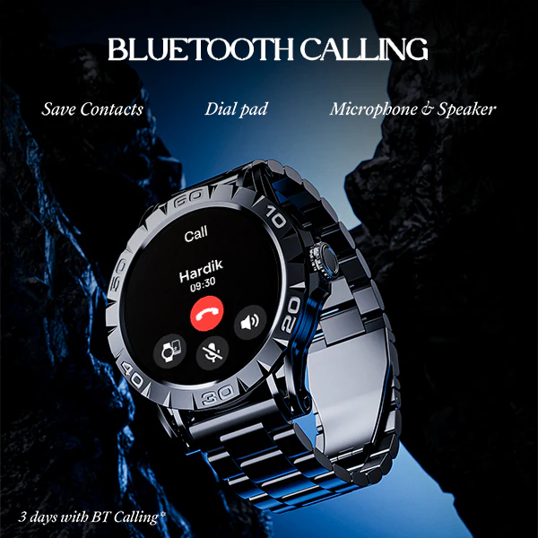 boAt Enigma Z30 | Smartwatch with 1.39" TFT Display, BT Calling, 100+ Watch Faces, Luxurious Metal Body - Image 3