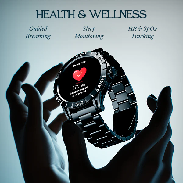 boAt Enigma Z30 | Smartwatch with 1.39" TFT Display, BT Calling, 100+ Watch Faces, Luxurious Metal Body - Image 4