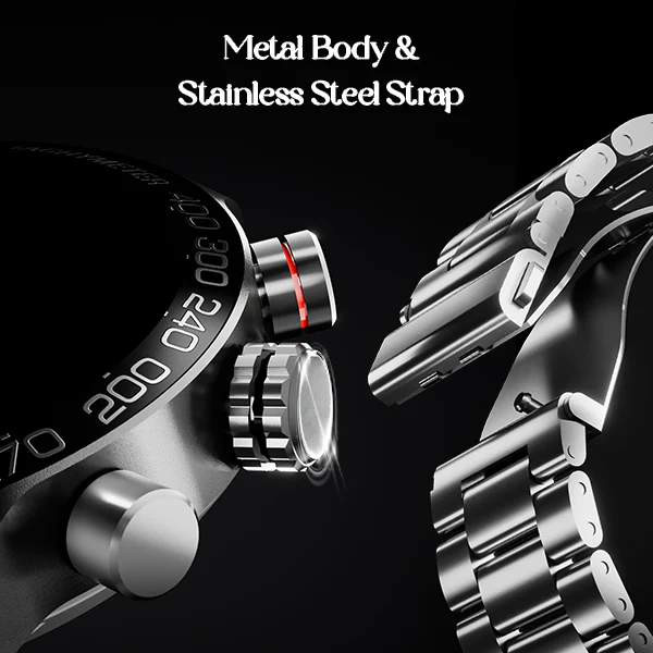 boAt Enigma Z40 | Luxury Smartwatch with 1.32" Round TFT Display, IP67 Splash & Sweat Resistance, SpO2 & Sleep Monitoring - Image 12