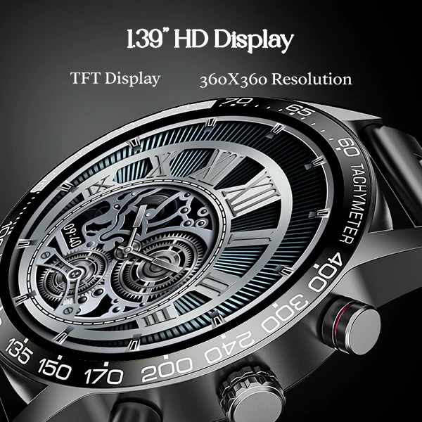 boAt Enigma Z40 | Luxury Smartwatch with 1.32" Round TFT Display, IP67 Splash & Sweat Resistance, SpO2 & Sleep Monitoring - Image 13