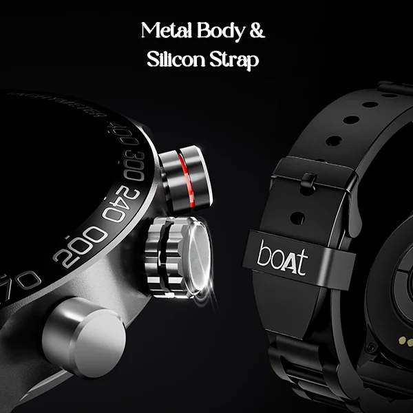 boAt Enigma Z40 | Luxury Smartwatch with 1.32" Round TFT Display, IP67 Splash & Sweat Resistance, SpO2 & Sleep Monitoring - Image 18