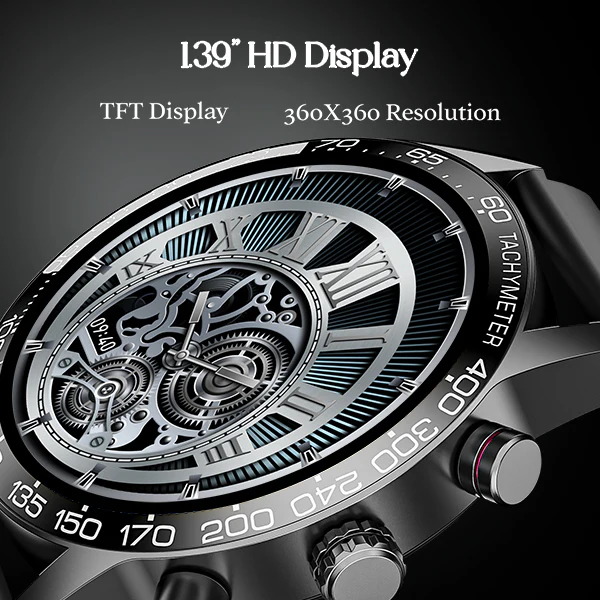 boAt Enigma Z40 | Luxury Smartwatch with 1.32" Round TFT Display, IP67 Splash & Sweat Resistance, SpO2 & Sleep Monitoring - Image 19