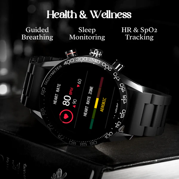 boAt Enigma Z40 | Luxury Smartwatch with 1.32" Round TFT Display, IP67 Splash & Sweat Resistance, SpO2 & Sleep Monitoring - Image 21