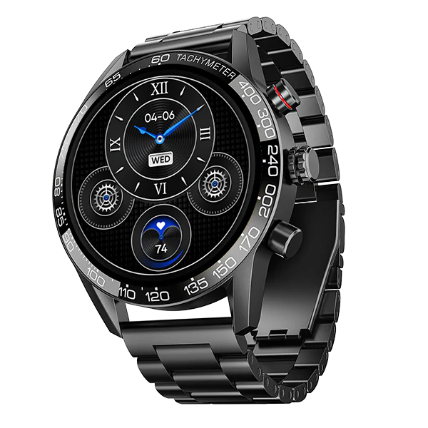 boAt Enigma Z40 | Luxury Smartwatch with 1.32" Round TFT Display, IP67 Splash & Sweat Resistance, SpO2 & Sleep Monitoring - Image 3
