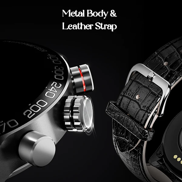 boAt Enigma Z40 | Luxury Smartwatch with 1.32" Round TFT Display, IP67 Splash & Sweat Resistance, SpO2 & Sleep Monitoring - Image 7