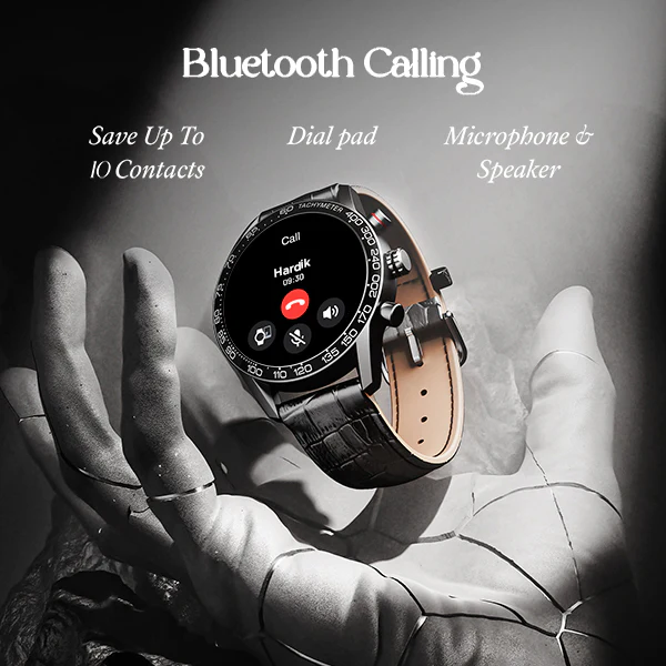 boAt Enigma Z40 | Luxury Smartwatch with 1.32" Round TFT Display, IP67 Splash & Sweat Resistance, SpO2 & Sleep Monitoring - Image 9