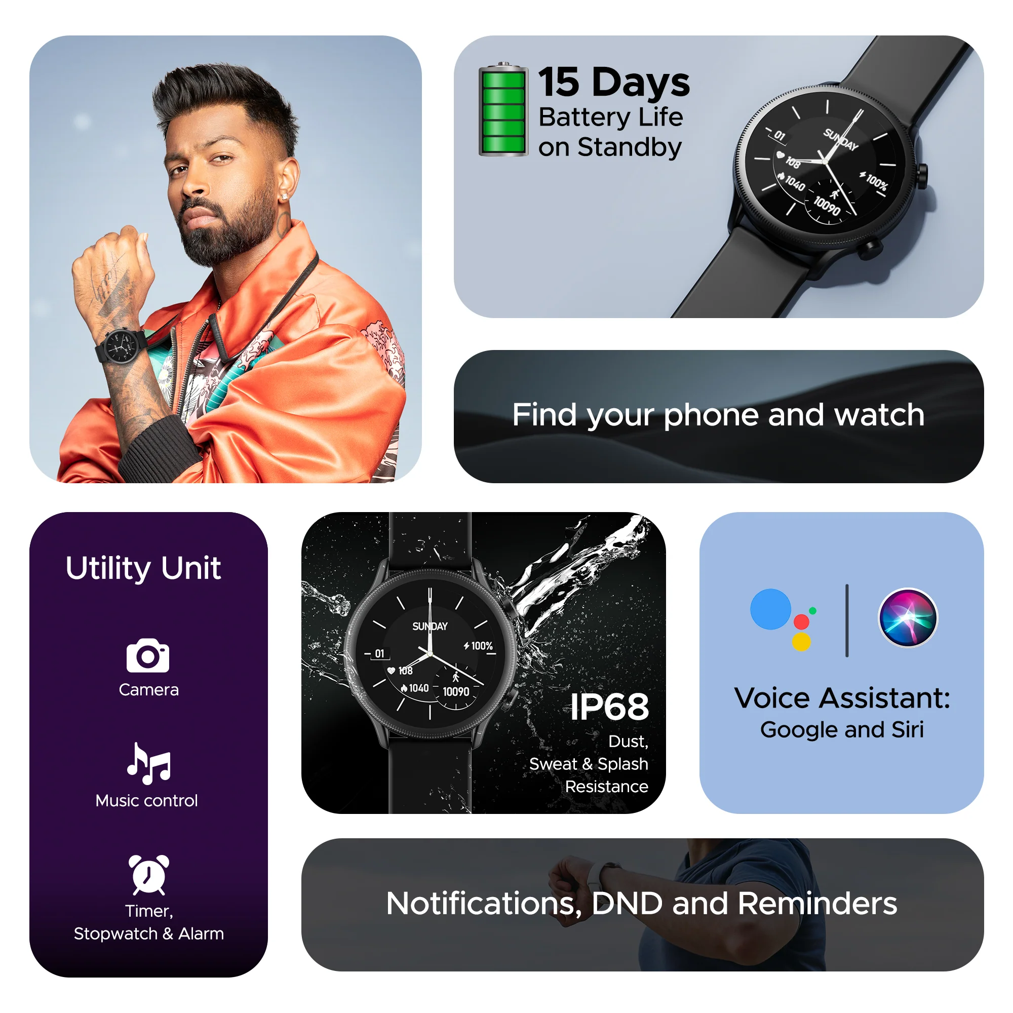 boAt Flash Plus | Smartwatch with 1.39" (3.53cm)  HD, BT Calling, Heart Rate, SpO2 & Sleep Monitoring - Image 10