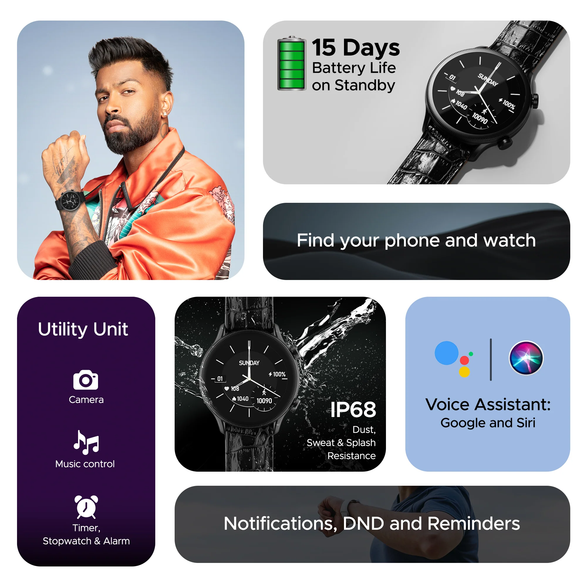 boAt Flash Plus | Smartwatch with 1.39" (3.53cm)  HD, BT Calling, Heart Rate, SpO2 & Sleep Monitoring - Image 5